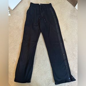 alo tear off button sweatpants